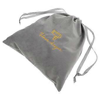 Travel Hair Dryer Bag for Blow Dryer Storage 3Pcs Portable Organizer Grey Velvet