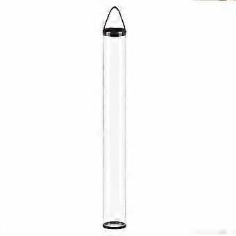 Mahjong Mat Storage Tube | Zipper Clear PVC Carrying Bag for Travel