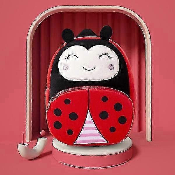 Lightweight Ladybug Plush Rucksack