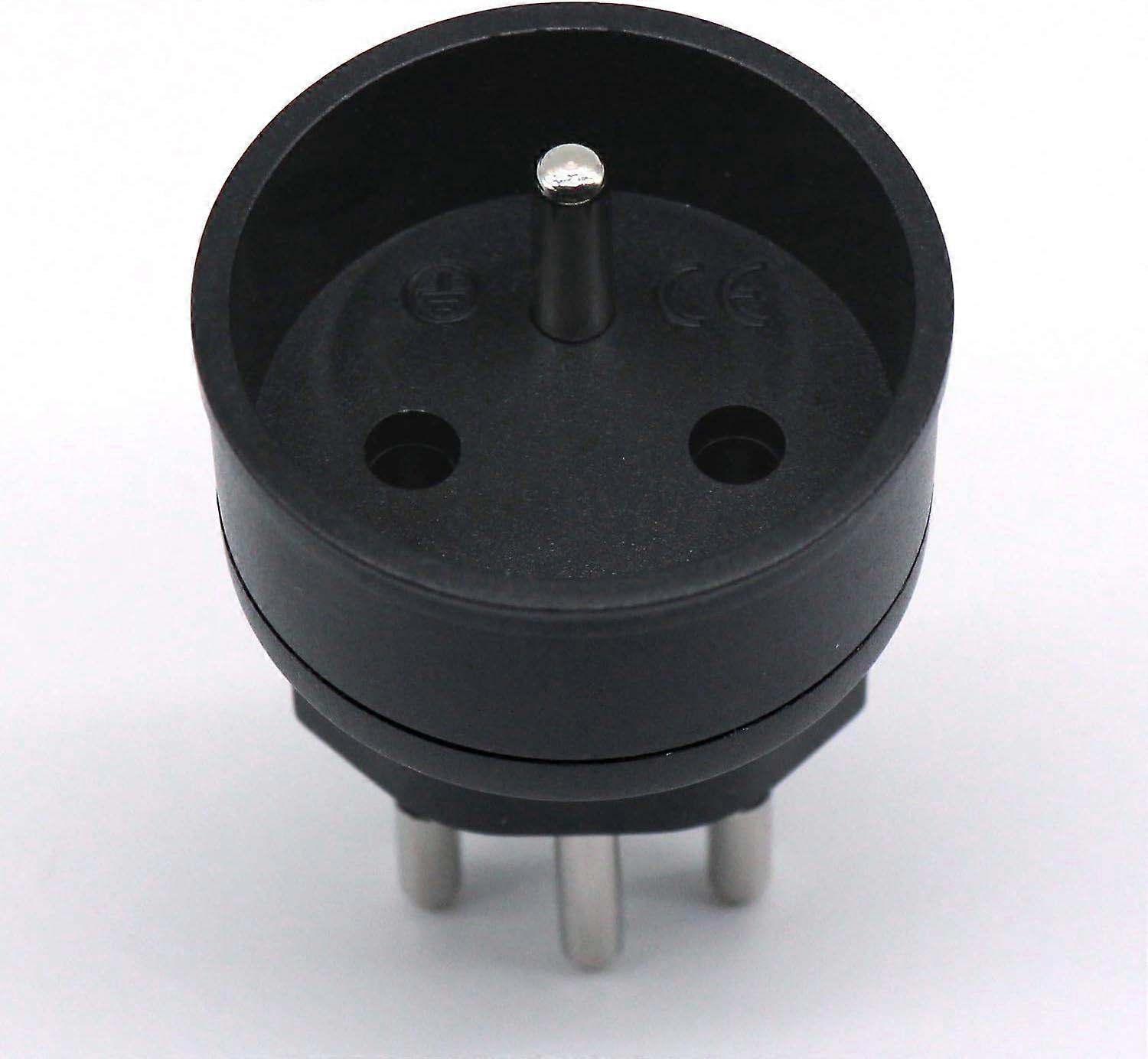 Compact Universal Swiss Travel Plug Adapter