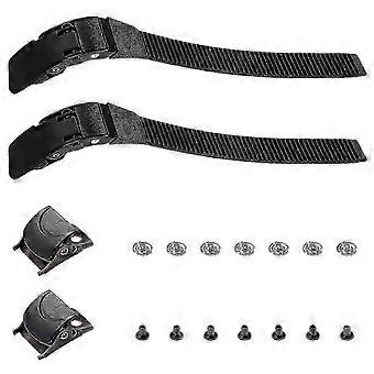 2-Pack Replacement Straps Compatible with Roller Skates, Snowboard Bindings, Inline Skating Shoes, Women's Skate Tool Accessory Kit