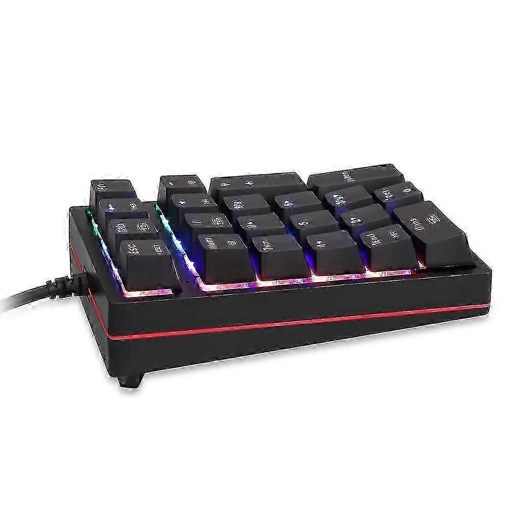 numeric keypad keys mini numpad backlight mechanical keyboard wired