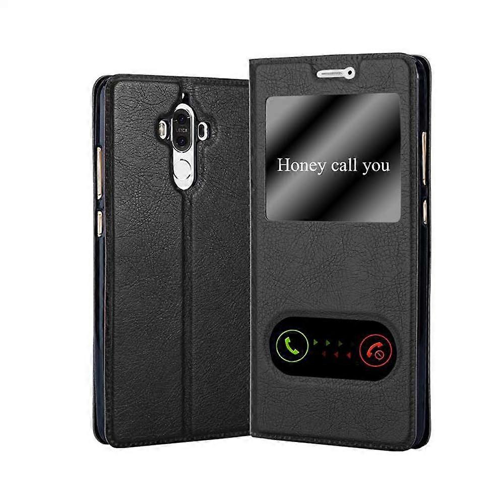 Case compatible with Huawei MATE 9 - with 2 viewing windows