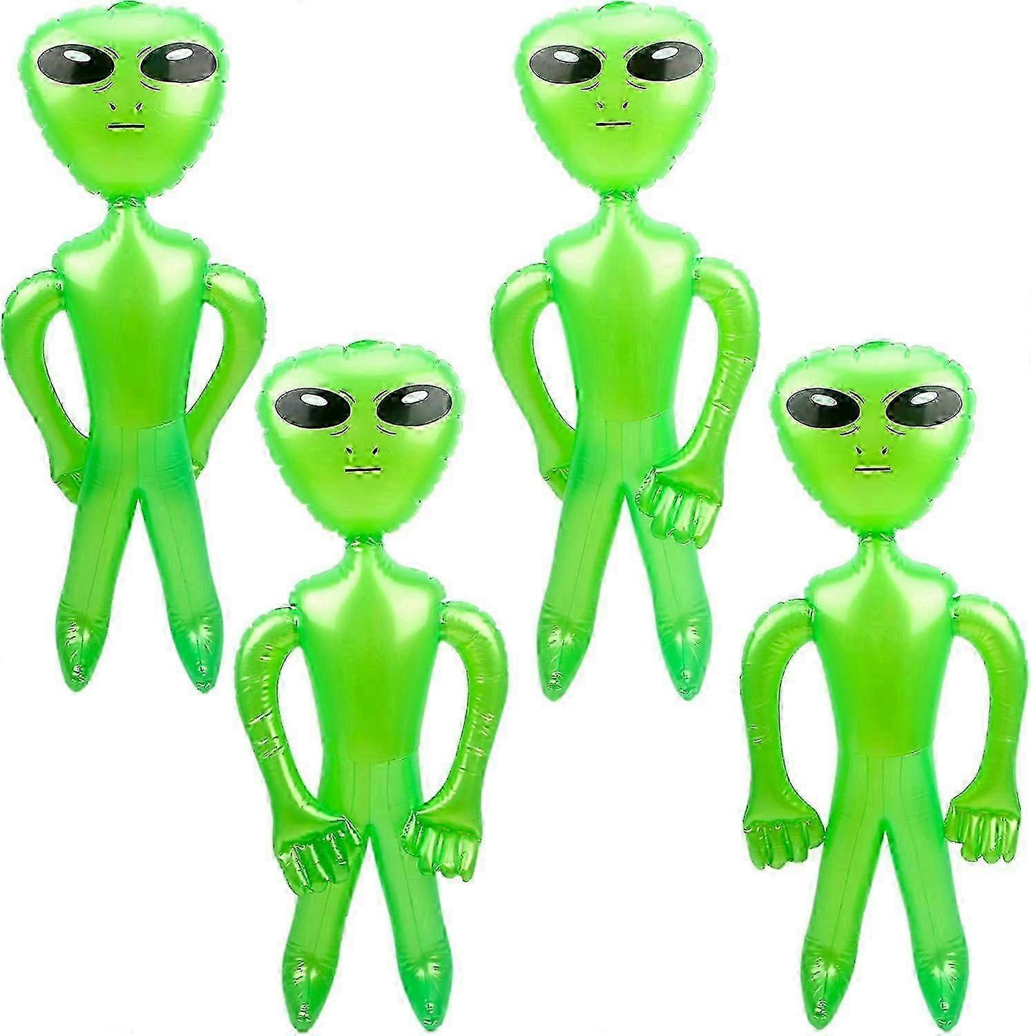 4-Pack Giant 35-Inch Inflatable Aliens