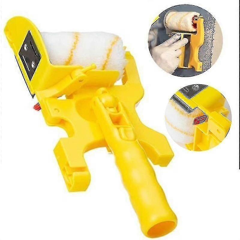 Professional Paint Roller, Replacement Paint Roller Packs With Multifunctional Brush Tool