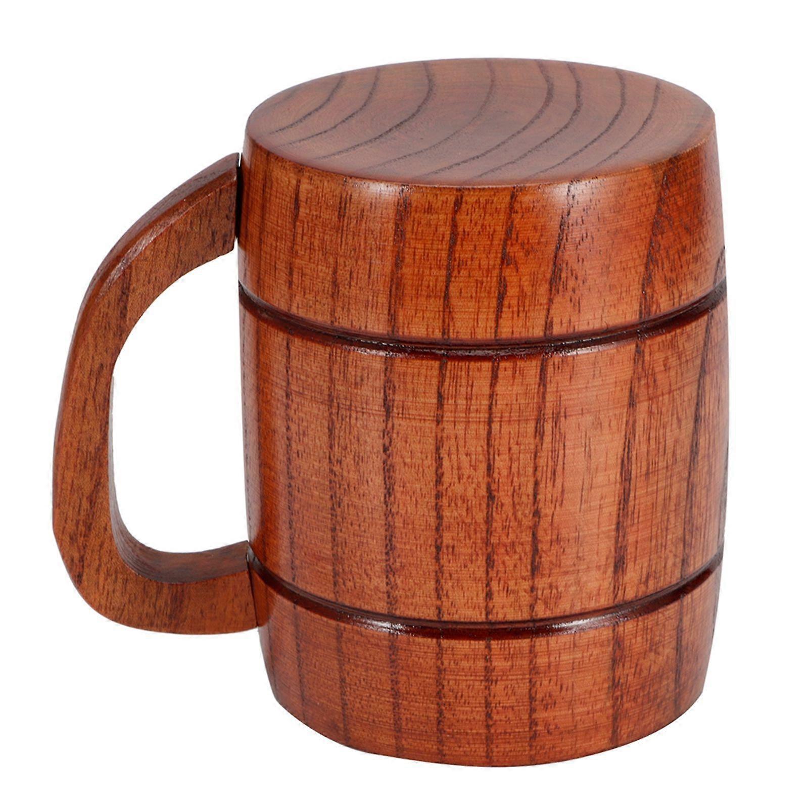 Dishwasher-Safe Solid Wood Drinking Mug
