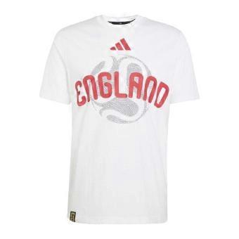 Adidas Mens Graphic Print Short-Sleeved Football T-Shirt