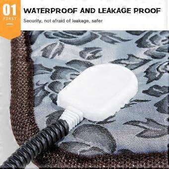 Pet Electric Heating Pad, Adjustable Temperature, Anti-bite, Overheat Protection, 45x45cm, For Cats Dogs