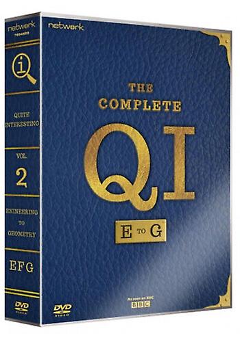 QI Series E-G DVD (2017) Ian Lorimer cert E 10 discs - Region 2