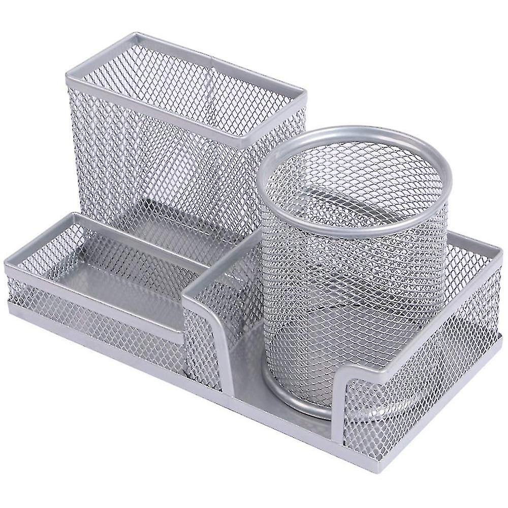 Mesh Wire Multi-functional Desk Pen Organizer Pencil Cup