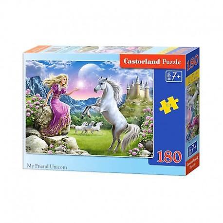 Puzzle My friend Unicorn 180 pieces from Castorland Puzzle