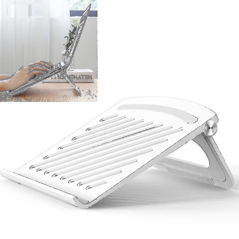 Foldable Laptop Stand, Portable Aluminum Computer Riser, Adjustable