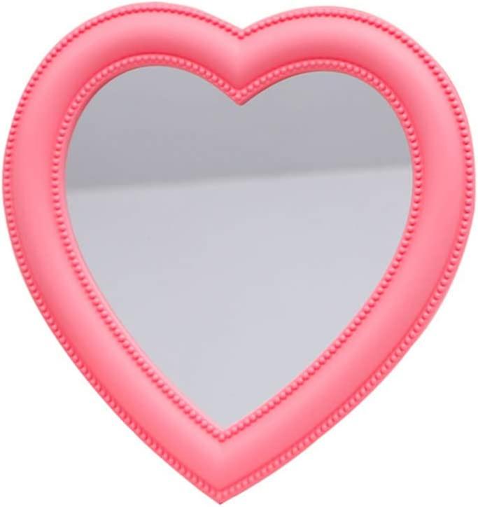 Heart Makeup Mirror Heart-shaped Mirror Desk Makeup Mirror Wall Mirror Vanity Mirror