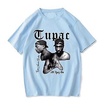 Tupac 2pac High Quality Cotton EU size top comic manga harajuku