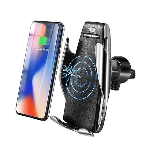 Universal Car Air Vent Phone Holder With 10w Qi Wireless Fast Charger For Iphone X/xs/xr