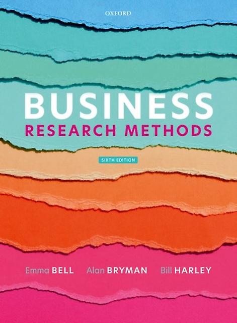 Business Research Methods - Bryman, Alan