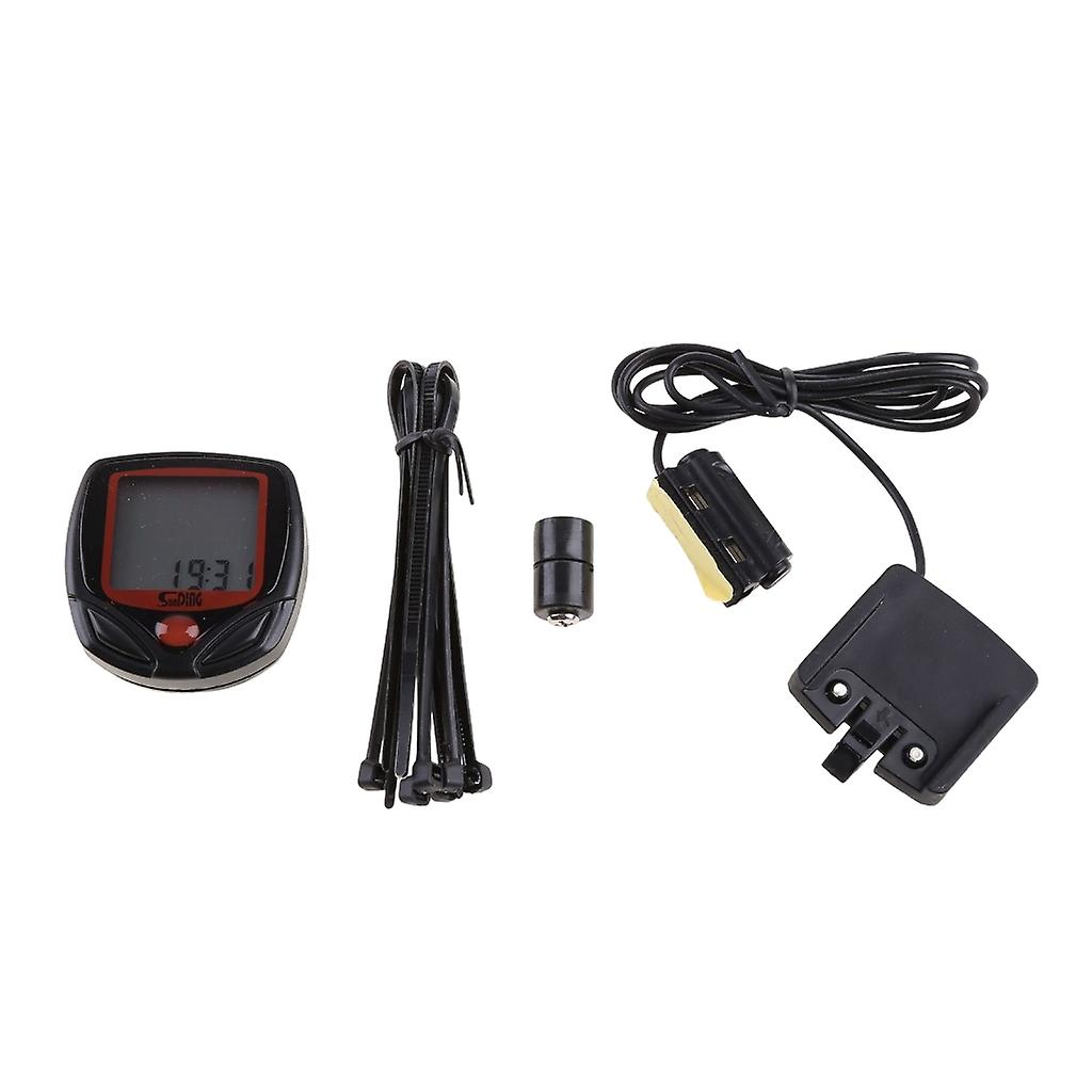 Bicycle Speedometer Wireless Cycle Computer MTB Road Bike Odometer LCD Display