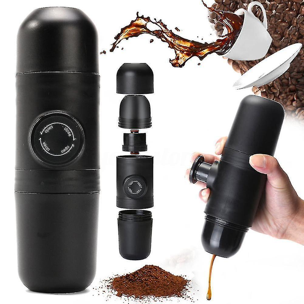 Portable Manual Coffee Maker Hand Operated Espresso Machine Pot Outdoor Travel Coffee Maker
