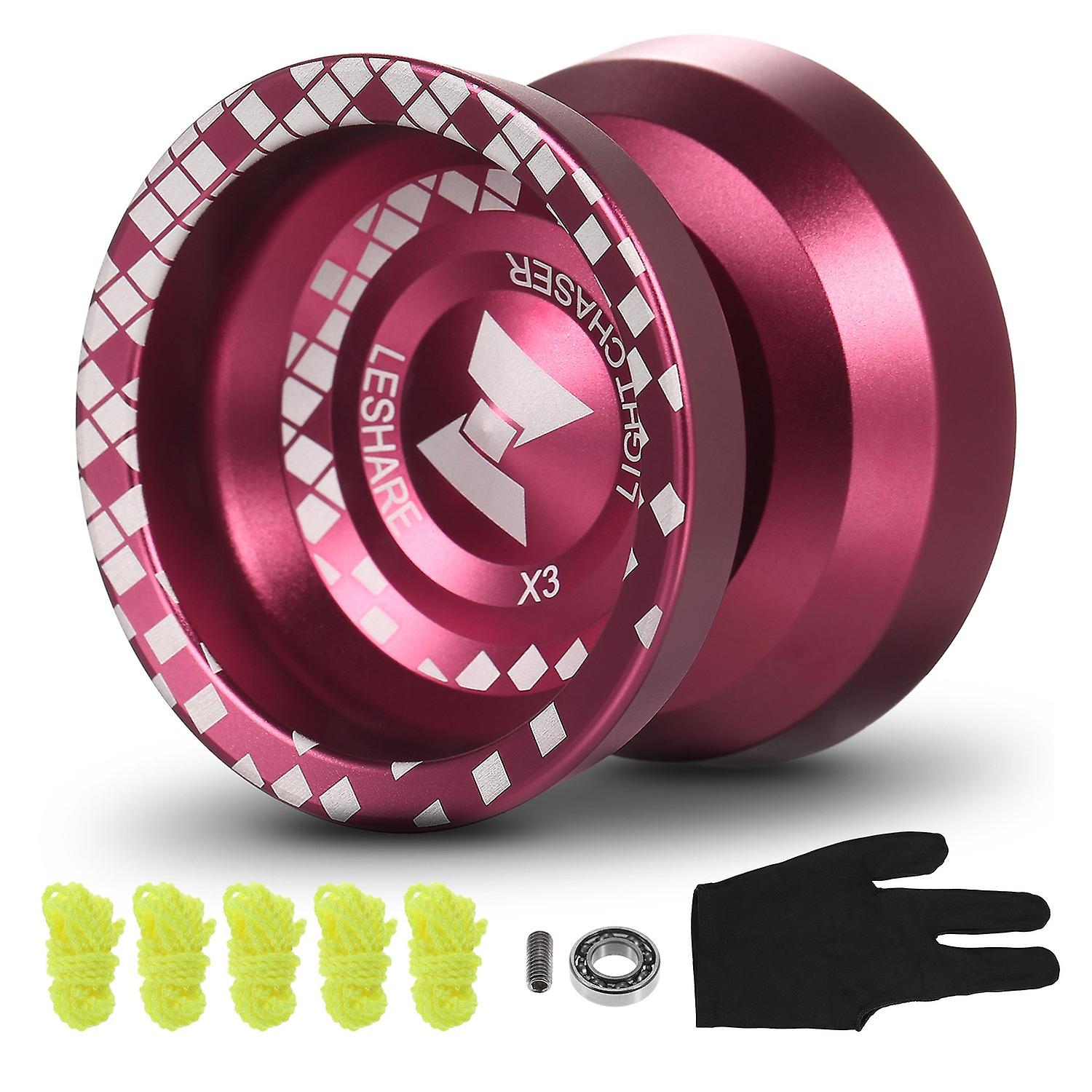Professional Yo Yo Ball Aluminum Alloy Responsive YoYo with Unresponsive Bearing for Professionals B