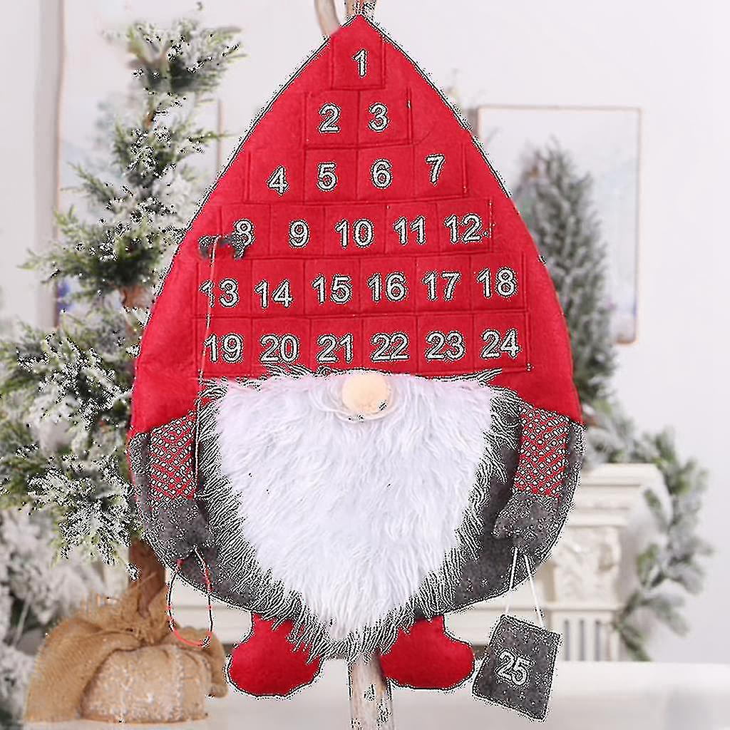 Christmas Advent Creative Calendar, Nordic Forest Old Man Calendar Rudolph Countdown Calendar, Christmas Home