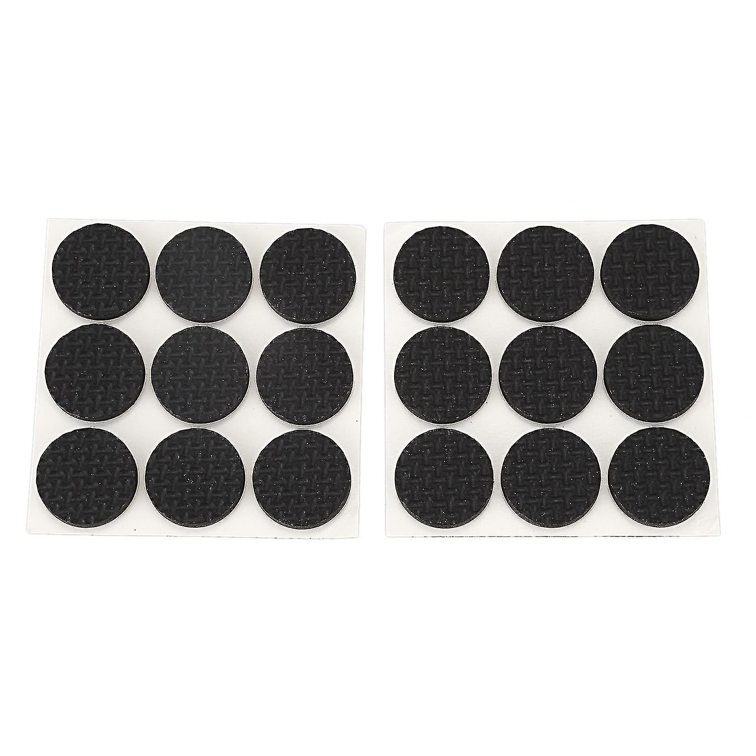 18 Pcs Adhesive Black Foam Table Chair Leg Pad Protector