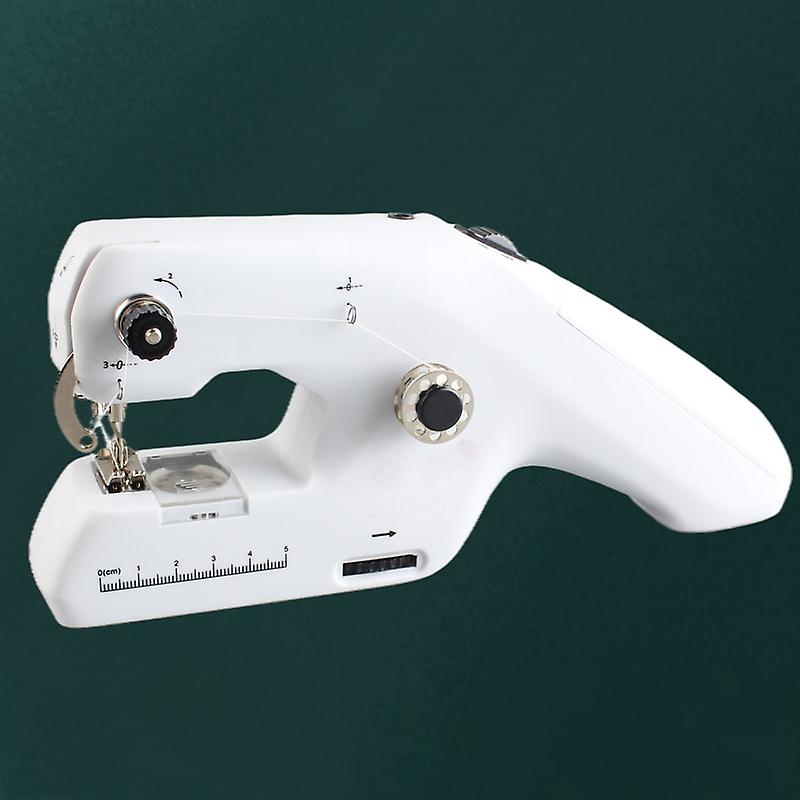 Handheld Dual Thread Sewing Machine, Household Electric Small Hand Portable Micro Sewing Locomotive