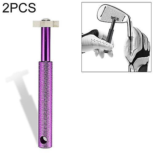 2 Pcs Golf Grooving Head Sharpening Strong Wedge Alloy Tool