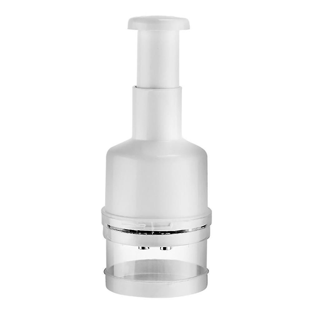 Quick Prep Onion Chopper, Manual Food Chopper With Stainless Steel Blade For Even Crushing, Compact Design For Home And Outdoor Use, Easy-Clean