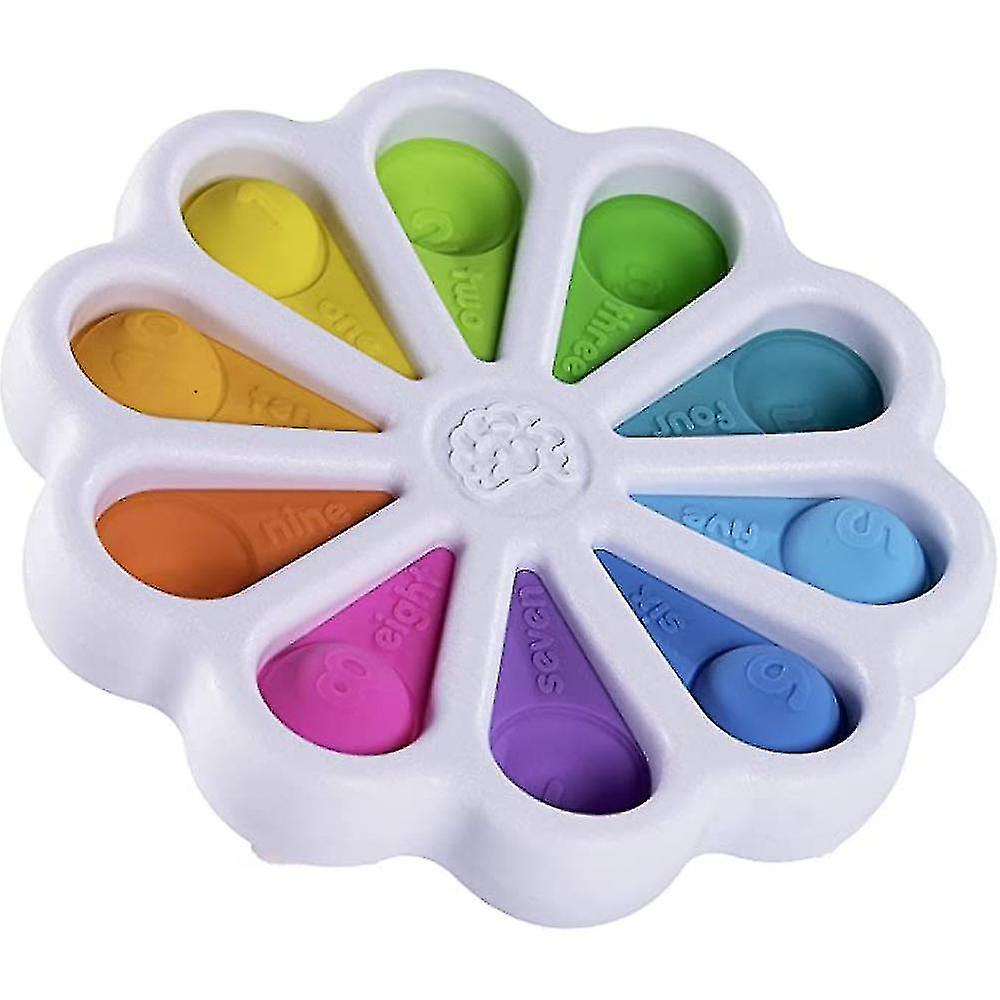 Hand Exercisers Press The Colorful Decompression Finger Bubble Music 20cm