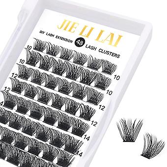 Extension False Eyelashes Wide Stem Individual Lashes C/d Curl 8-16mm Length Diy Eyelash