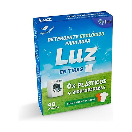 Organic laundry detergent in strips (40 washes) 6 units