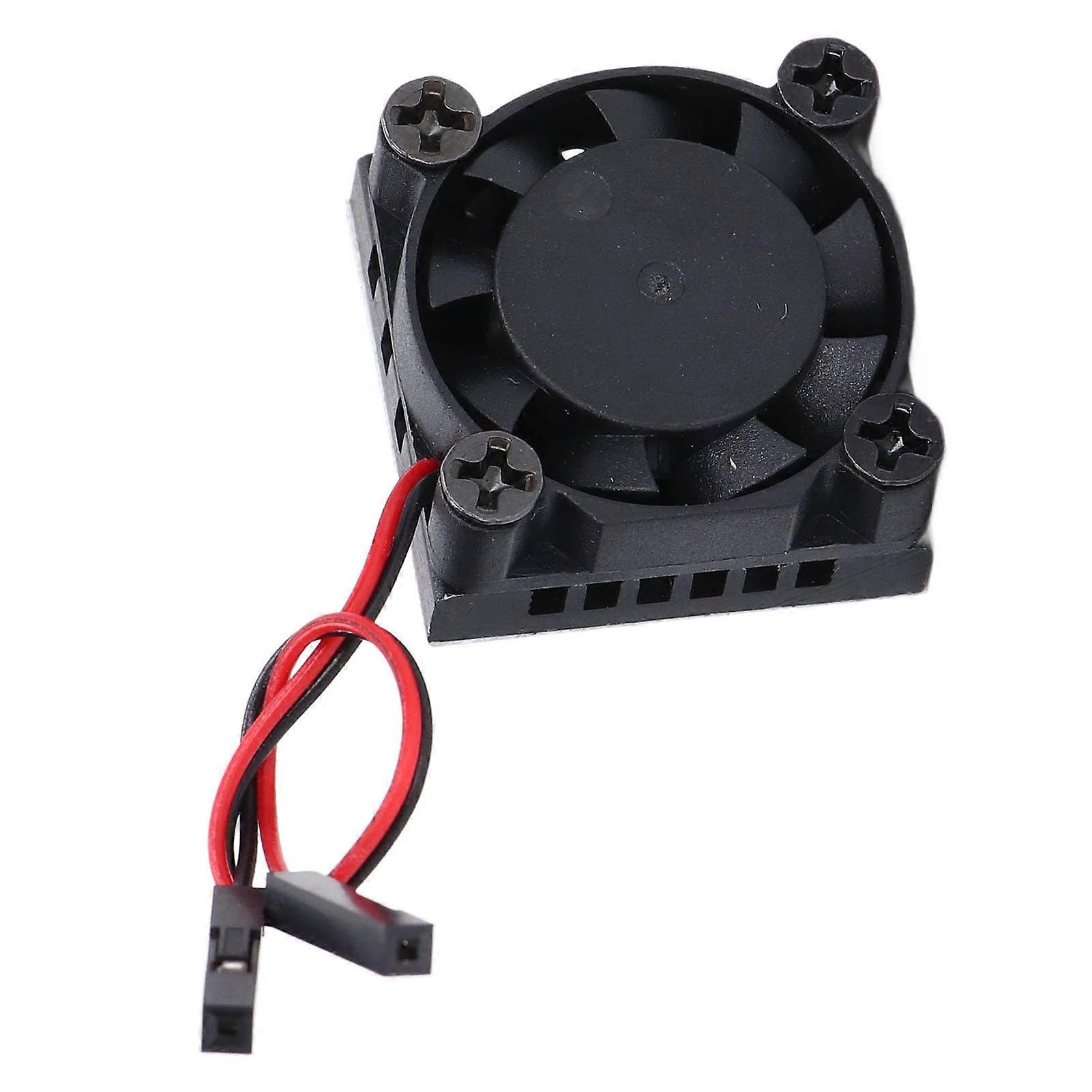 Heat Dissipation Fan Aluminum Alloy CPU Cooling Block Kit for Raspberry Pi 4B Model 3V/5V