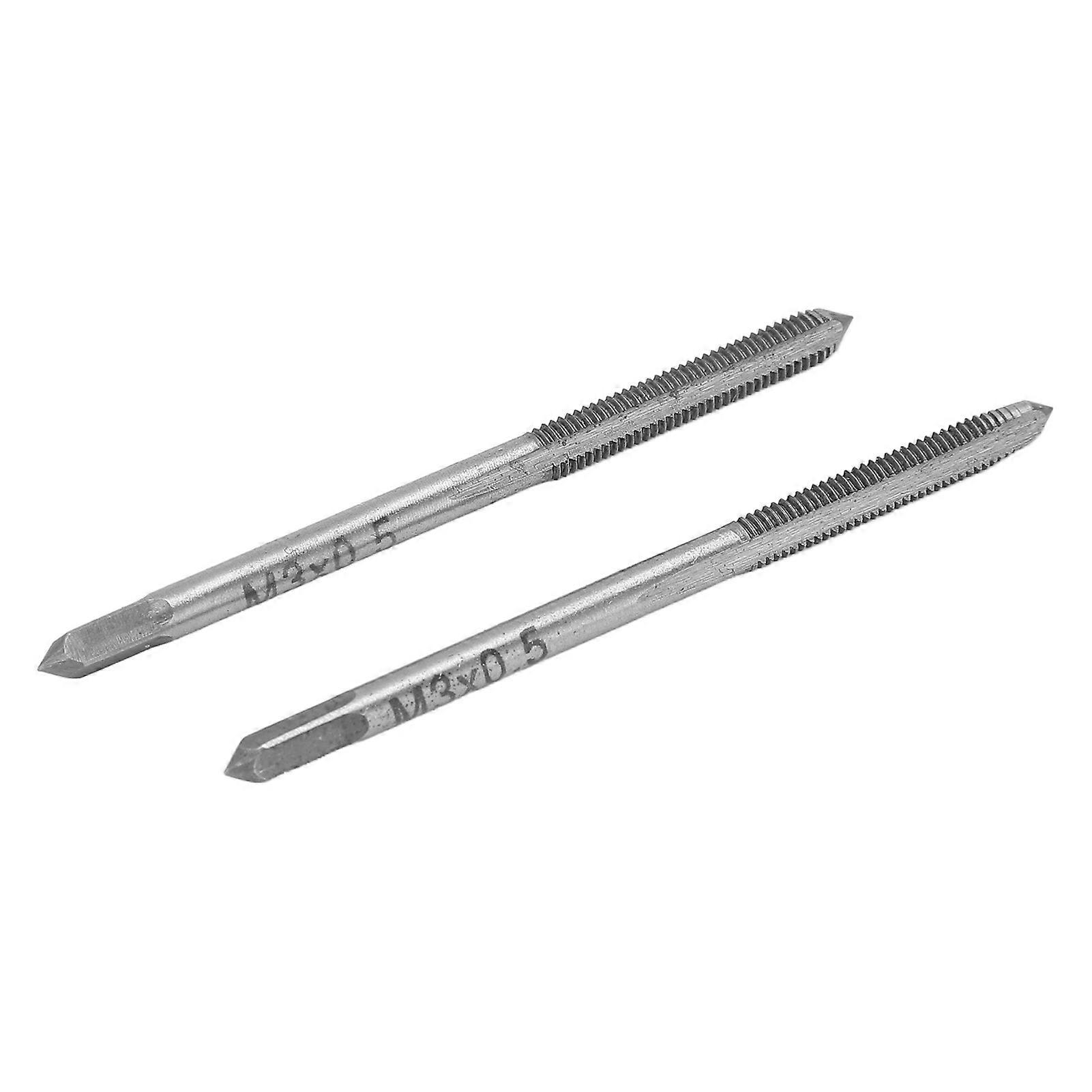 Screw Tapping Tool,2Pcs/Set Metric Machine Tap Thread Tapping Tool Metric Plug Taps High-End Performance