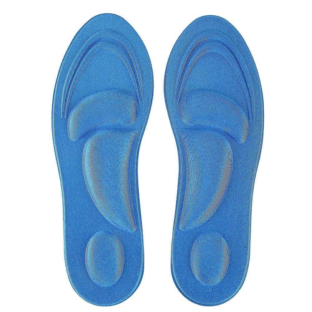 Orthotic Insoles Flat Feet Arch Support Memory Foam Insole Shoe Pad Light Blue for Women