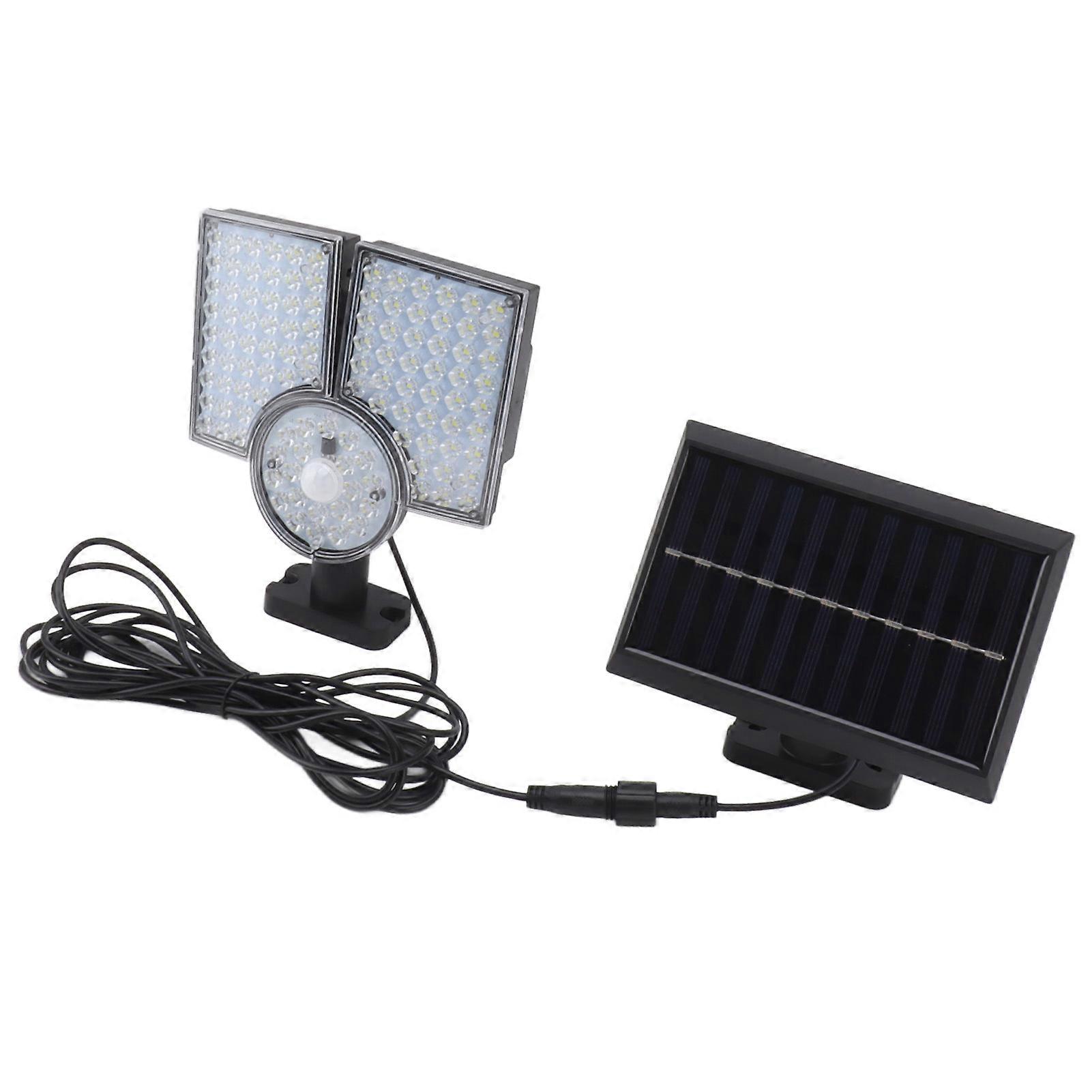 Split Solar Outdoor Lights Flexible IP65 Weatherproof Motion Sensor LED Solar Wall Light with Remote Control
