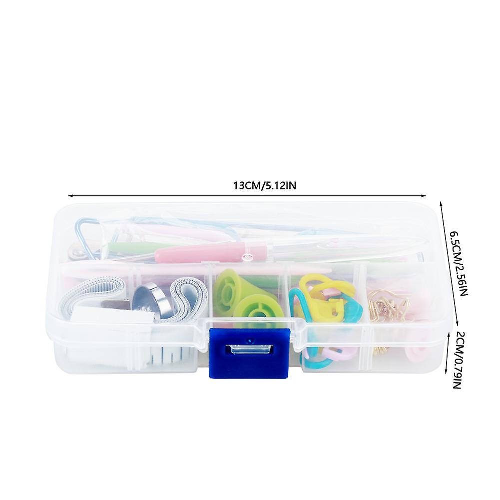 56Pcs Crochet Knitting Needles Kit with Tape Measure & Case Set