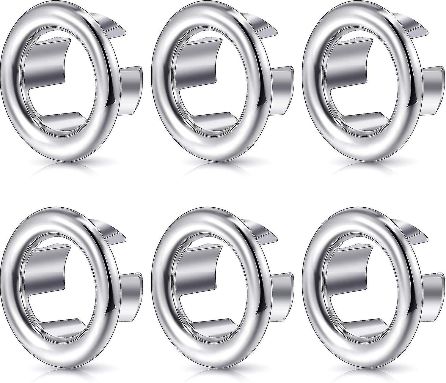 6 Pieces Sink Overflow Rings