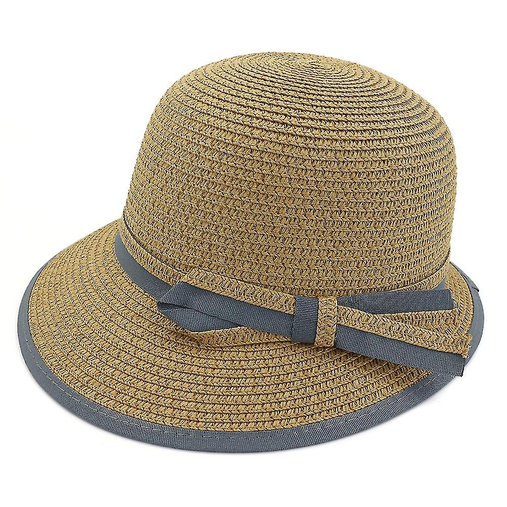 Lady Summer Bucket Cloche Straw Hat For 2021