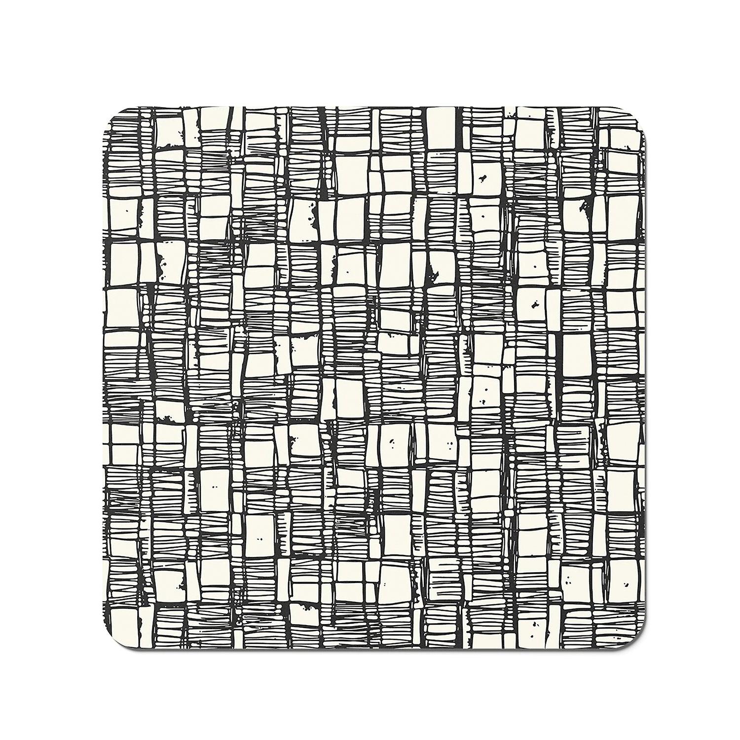 Irregular Sketched Block Textured  Coasters