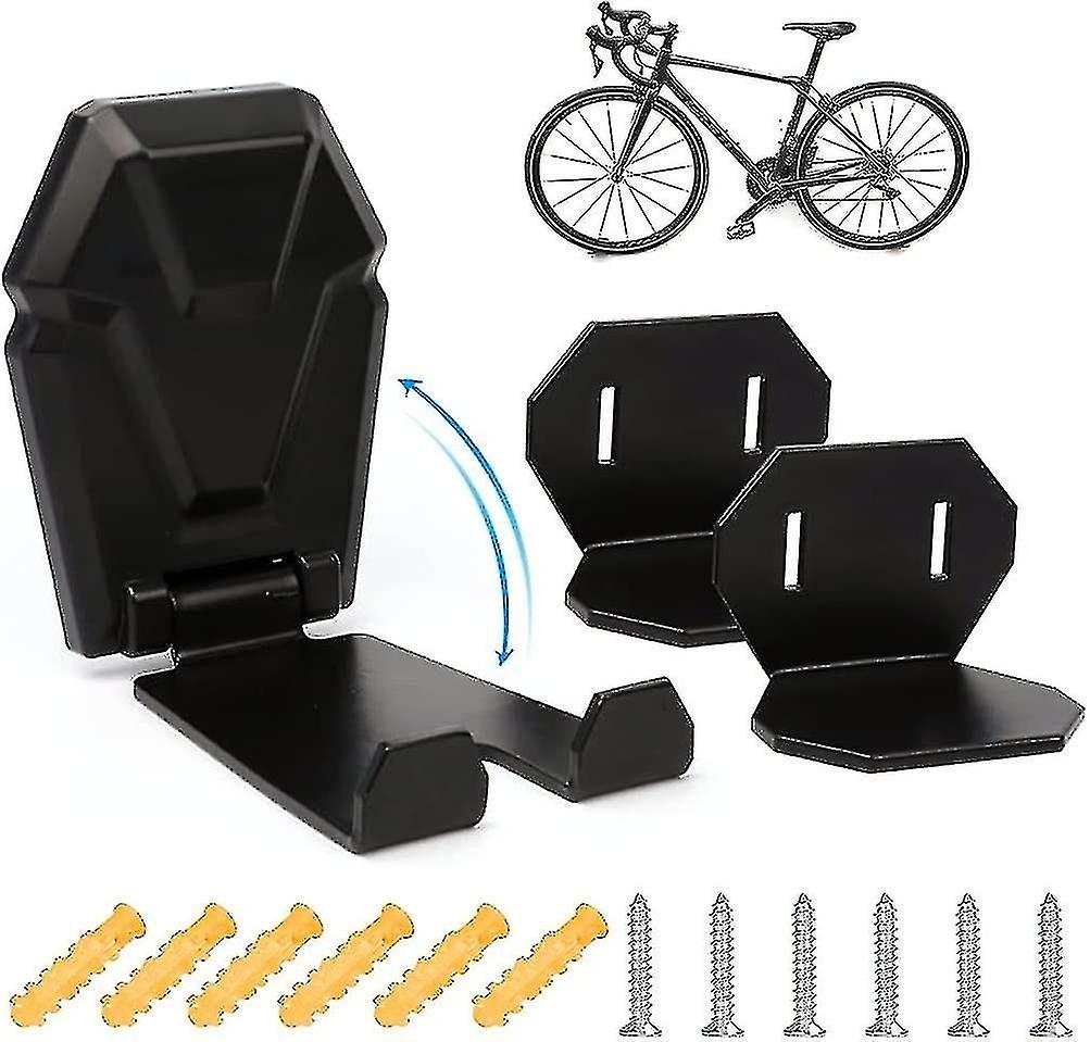 رف دراجة قابل للطي على الحائط ، رف دراجة مثبت على الحائط في المرآب ، دراجة جبلية متينة على الحائط ، طريق بي