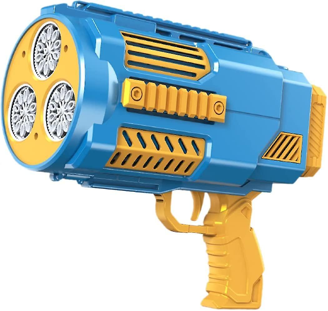 Bubble Machine with 30 Holes High Output Electric Bubble Maker Toy Rechargeable Bubble Blower Toy 360 Leak-proof Bubble Launcher Toy ST-4