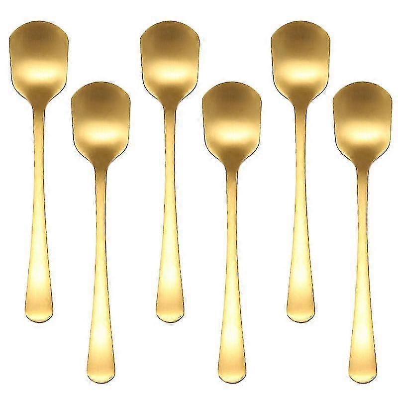 6pcs Kitchen Tableware, Dessert Spoon