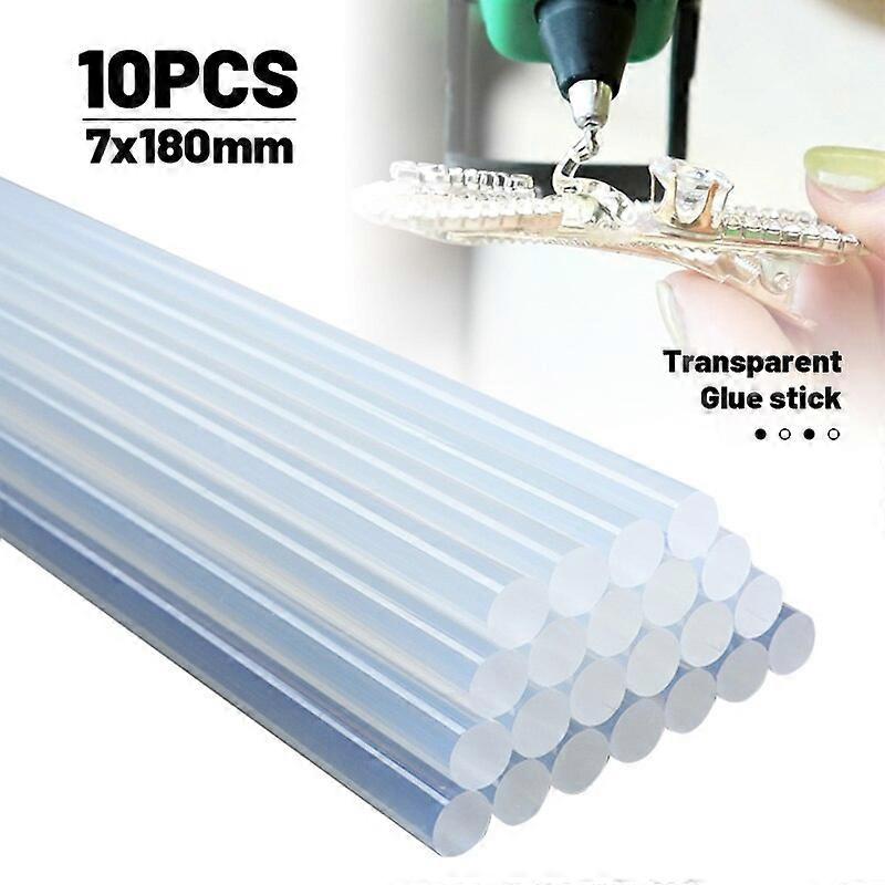 10/20/50Pcs 7x180mm Clear Hot Melt Glue Stick For Electric Heat Glue Gun High Viscosity Adhesive Stick Craft DIY Repair Tool