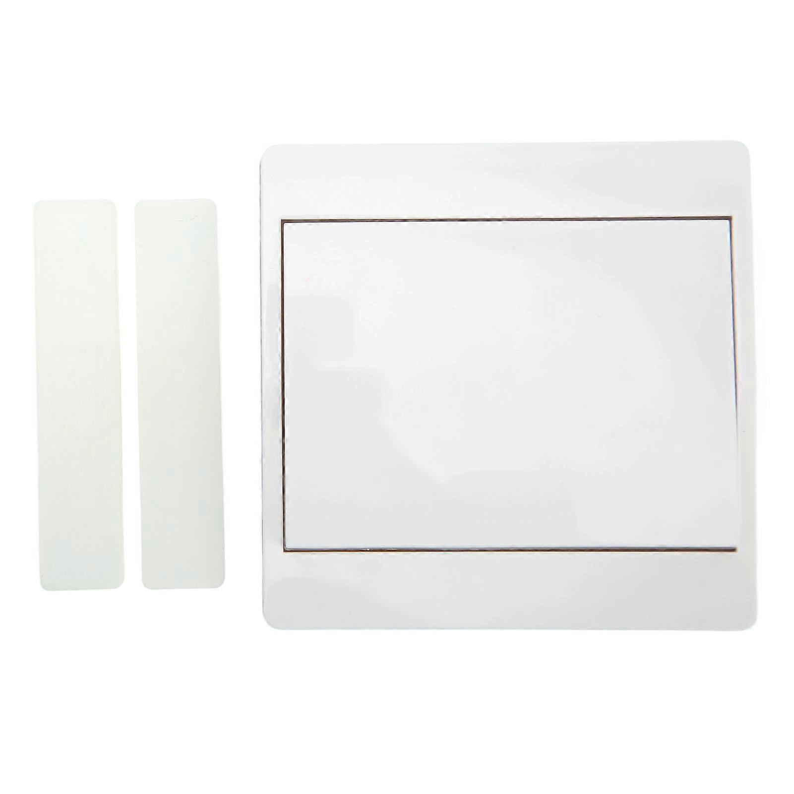 Wireless Light Switch 86 433MHz Self Powered Remote Control Battery Free Wall Switch White