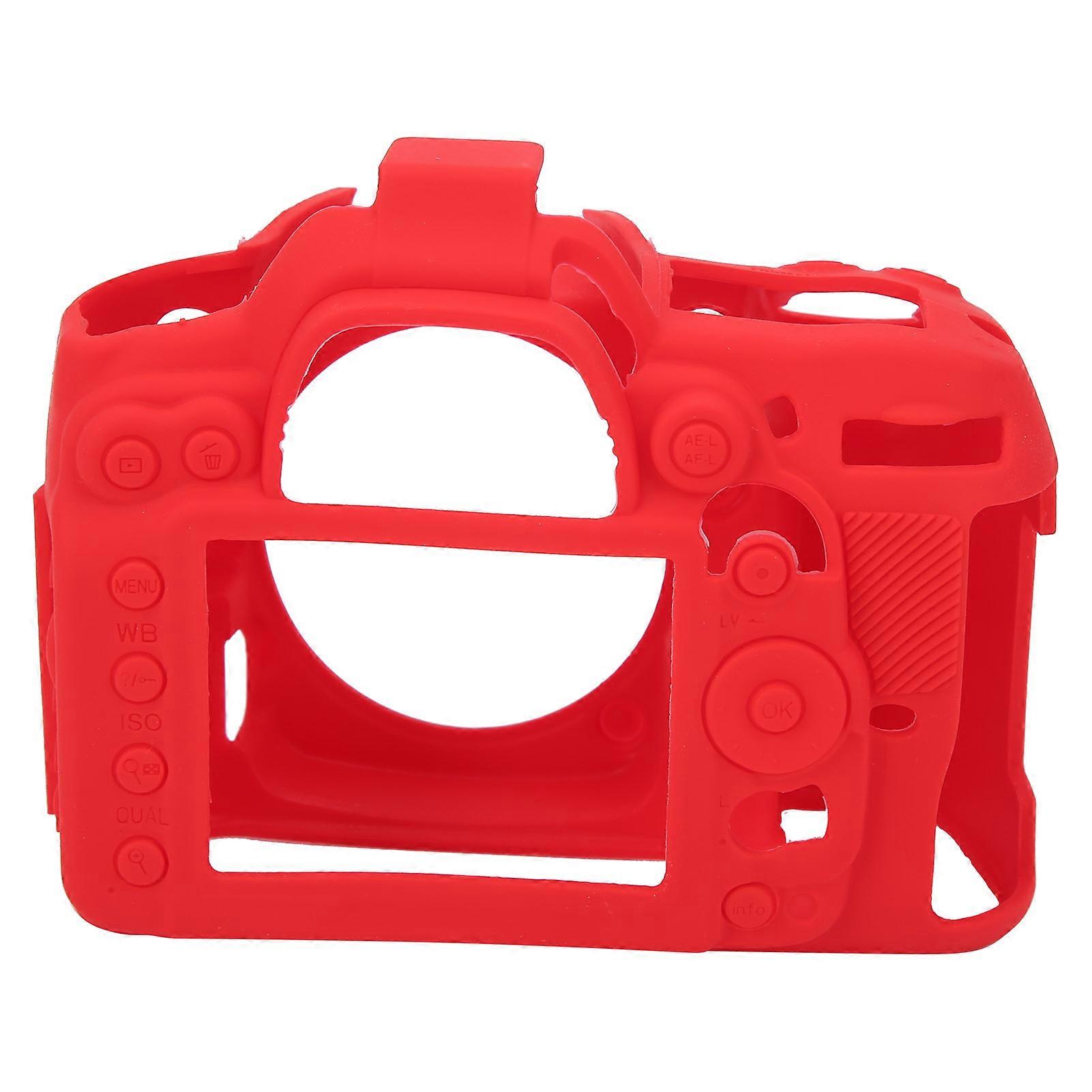 Camera Protective Shell Silicone Case Cover Fit For Nikon D7000 Camera Accessoriesred