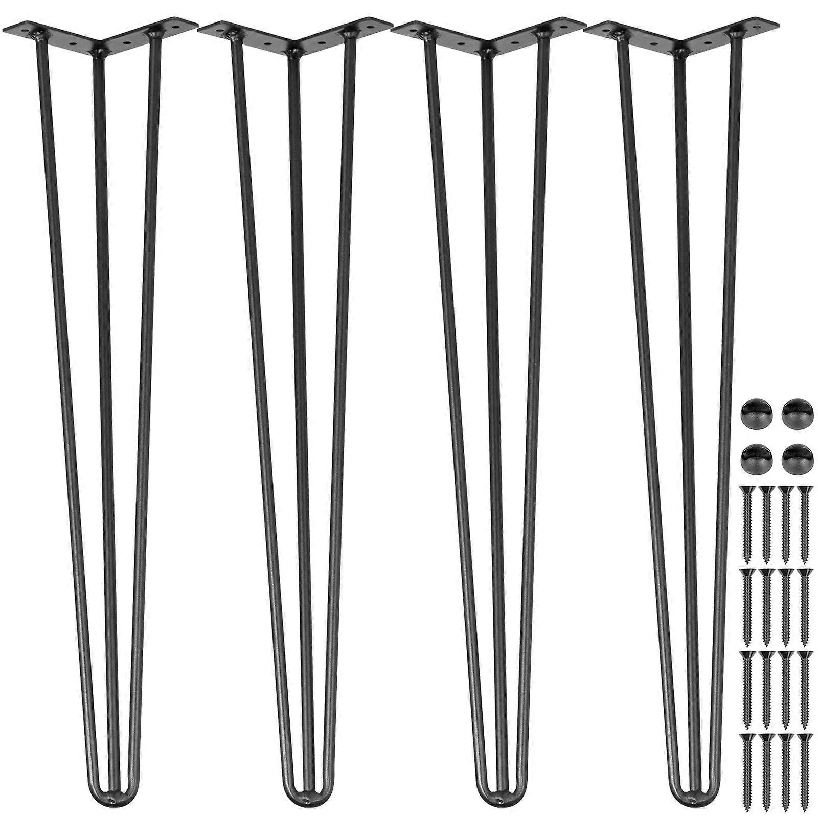 4 Haarnadelbeine Set für Möbel Schreibtisch Tabl