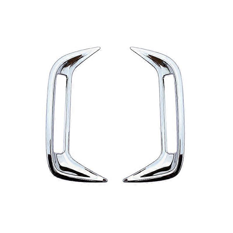 for Yaris 2020 2021 Chrome Rear Fog Light Lamp Cover Trim Fog Lamp Frame Sticker Bumper Spoiler