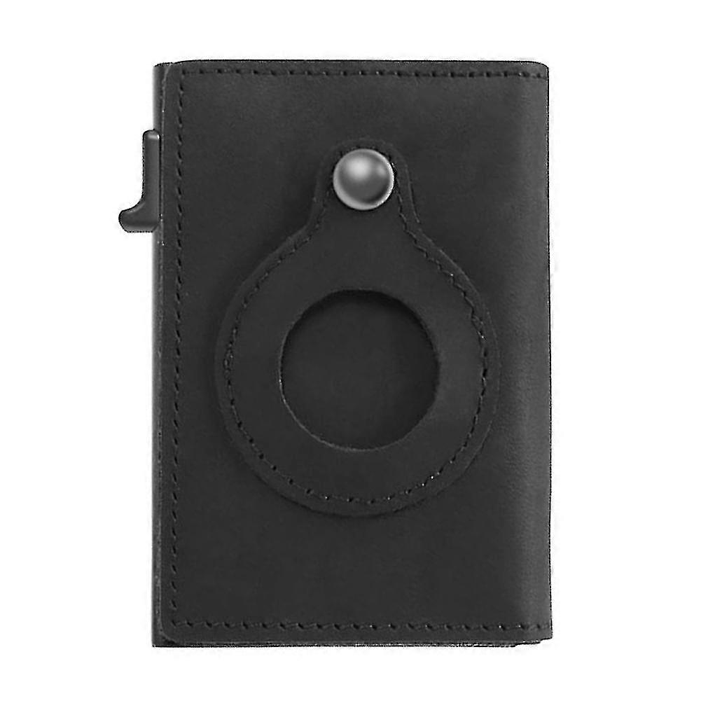 Air Tag Anti-lost Credit Card Wallet Men Portable Card Holder For Airtag Organizer