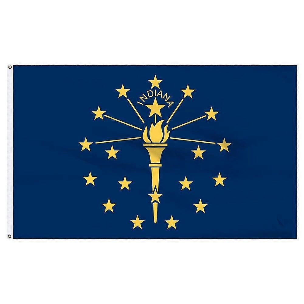 Staten Indiana Flag House Banner Super Polyester tyller Premium