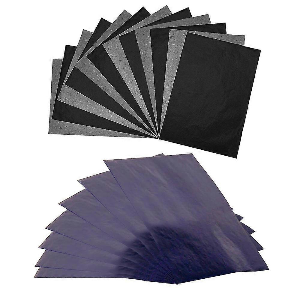 Papier de base en carbone A4 A3 Découpe libre Réutilisable double face Papeterie Bureau Fournitures scolaires Dessin Carbone